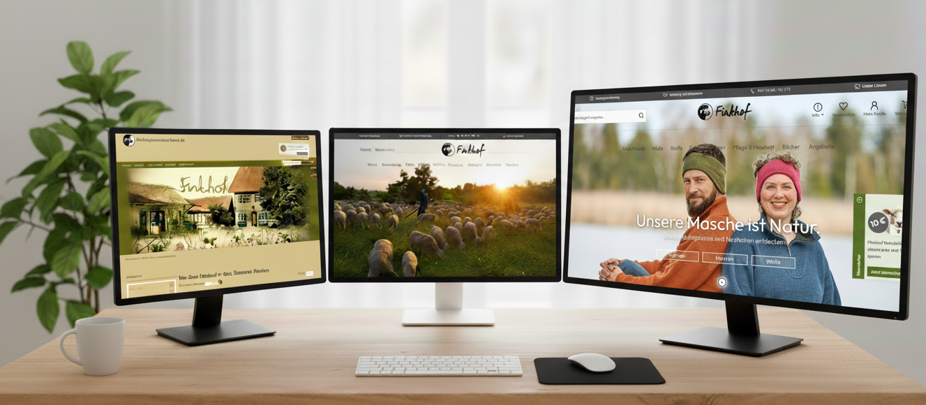 Finkhof Relaunch – Shopware 5 zu Shopware 6 Vergleich